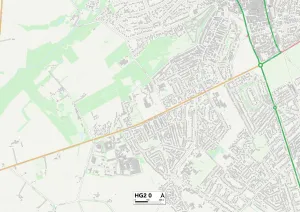 Florence Road Gallery: Harrogate HG2 0 Map