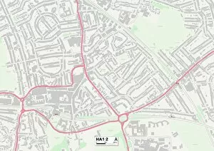 Greenhill Gallery: Harrow HA1 2 Map