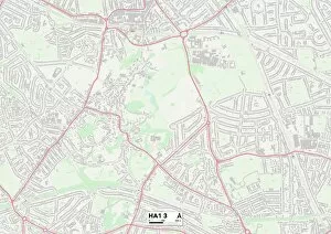 Harrow Road Gallery: Harrow HA1 3 Map