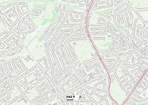 Brookside Close Gallery: Harrow HA2 9 Map