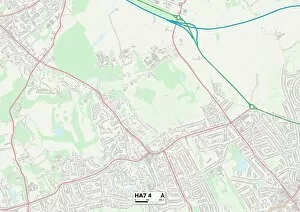 Harrow HA7 4 Map