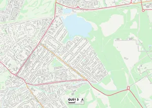 Elms Road Gallery: Hart GU51 3 Map