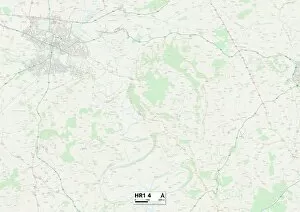 Hereford HR1 4 Map