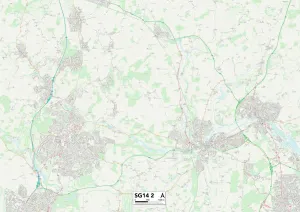 High Road Gallery: Hertfordshire SG14 2 Map