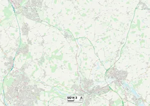 High Road Gallery: Hertfordshire SG14 3 Map