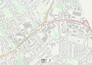 Fairway Avenue Gallery: Hertsmere WD6 1 Map