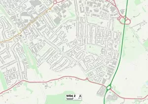 Richmond Close Gallery: Hertsmere WD6 2 Map