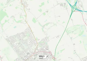 Alexandra Road Gallery: Hertsmere WD6 5 Map