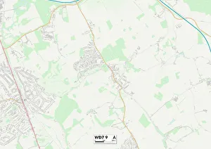 The Lawns Gallery: Hertsmere WD7 9 Map