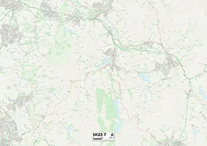 Beech Road Gallery: High Peak SK23 7 Map