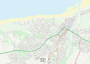 Burntisland Gallery: Highland IV12 4 Map