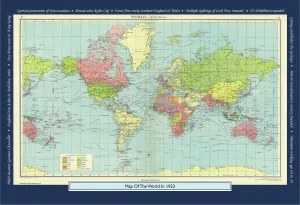 UK Maps Gallery: Historical World Events map 1933 UK version