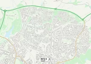 Olive Close Gallery: Horsham RH12 5 Map