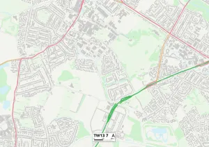 Parkfield Road Gallery: Hounslow TW13 7 Map