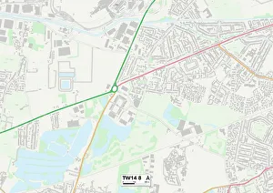 Twickenham Gallery: Hounslow TW14 8 Map