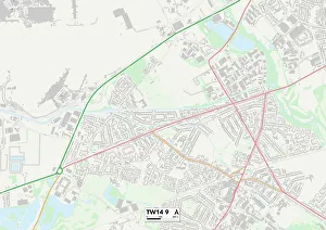 Shaftesbury Avenue Gallery: Hounslow TW14 9 Map