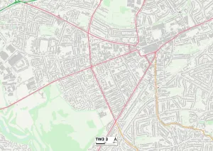 Victoria Avenue Gallery: Hounslow TW3 3 Map