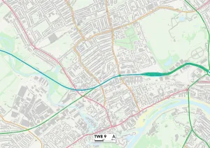 Chestnut Avenue Gallery: Hounslow TW8 9 Map