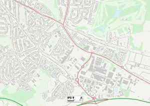 Hillside Crescent Gallery: Ipswich IP3 9 Map