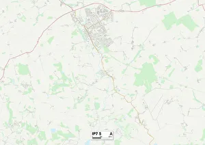 Stoke Road Gallery: Ipswich IP7 5 Map