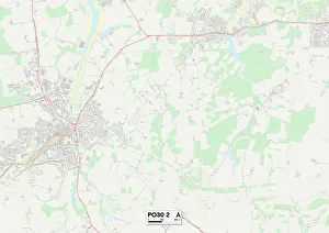 Ash Road Gallery: Isle of Wight PO30 2 Map