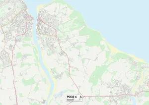 Folly Lane Gallery: Isle of Wight PO32 6 Map
