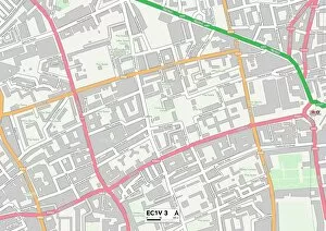 Islington EC1V 3 Map