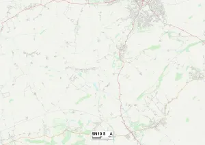 Lower Road Gallery: Kennet SN10 5 Map