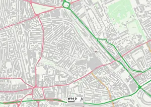 Kensington and Chelsea W14 0 Map Kensington and Chelsea W14 0 Map