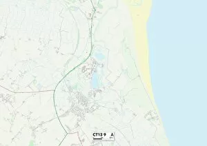 Kent CT13 9 Map