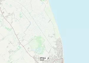 Kent CT14 6 Map