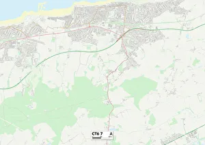 Greenhill Gallery: Kent CT6 7 Map