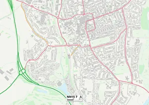 Ash Road Gallery: Kettering NN15 7 Map