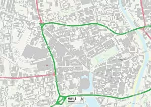 Kingston upon Hull HU1 3 Map