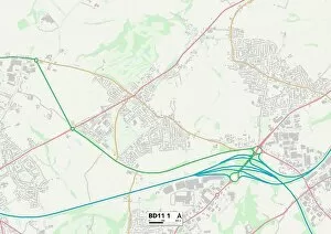 Kirklees BD11 1 Map