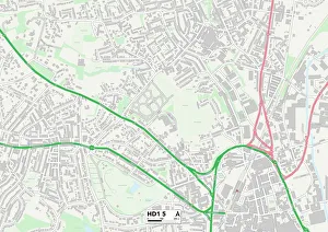 The Common Gallery: Kirklees HD1 5 Map