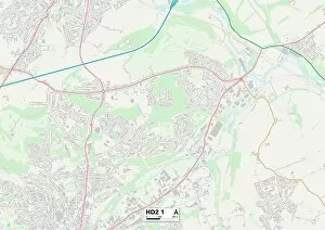 Kirklees HD2 1 Map