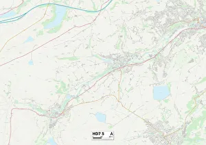 Spa Lane Gallery: Kirklees HD7 5 Map