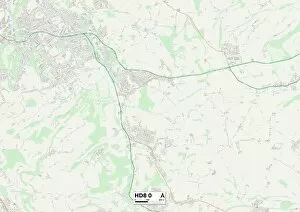 Shaw Lane Gallery: Kirklees HD8 0 Map