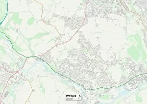 Kirklees Gallery: Kirklees WF14 0 Map