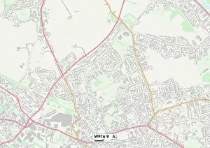 Kirklees Gallery: Kirklees WF16 9 Map
