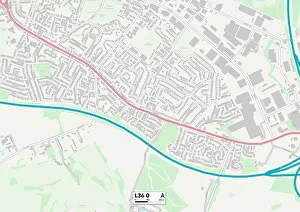 Knowsley Gallery: Knowsley L36 0 Map