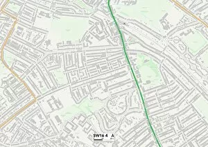 St Helens Road Gallery: Lambeth SW16 4 Map