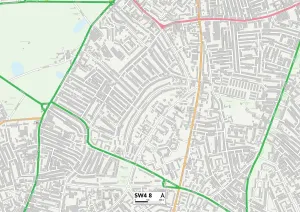 Parkfield Road Gallery: Lambeth SW4 8 Map