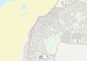Furness Road Gallery: Lancaster LA3 1 Map