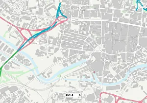 West Way Gallery: Leeds LS1 4 Map