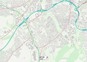 St Lukes Road Gallery: Leeds LS11 8 Map