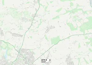 Green Way Gallery: Leeds LS14 3 Map