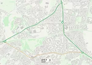 School Lane Gallery: Leeds LS15 7 Map