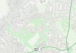 The Crescent Gallery: Leeds LS16 6 Map